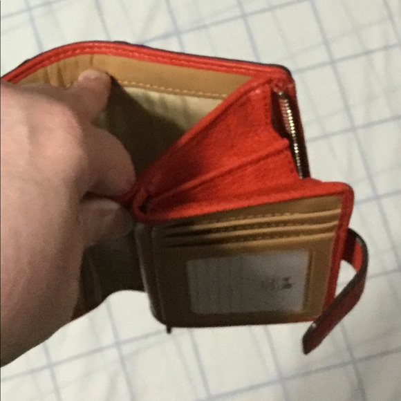Coach wallet - EUC - red/coral - Picture 5 of 5